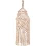 Knitting Lamp Shade Ceiling Light Shade Fitting, Boho Hanging Pendant Light for Living Room, Bedroom and Bathroom, Handwoven Bohemian Home Decor, Warm White (Bulb Not Included)