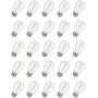 EMITTING Shatterproof & Waterproof S14 Replacement LED Light Bulbs –1W Equivalent to 10W, White Warm 2200K Outdoor String Lights Vintage LED Filament Bulb, E26 Base Edison LED Light Bulbs (S14-25PACK)
