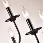 Maxax Farmhouse Lighting 9 Lights French Country Chandelier in Black Finish for Kitchen Island Pendant for Dining Room, Bedroom