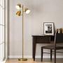 OYEARS LED Reading Floor Lamp for Living Room Mid Century Modern 68.5” Adjustable 3 Light Tree Antique Brass Tall Standing Lamp 3 LED Bulbs Included Gold OYEARS LED Reading Floor Lamp for Living Room Mid Century Modern 68.5” Adjustable 3 Light Tree Antique Brass Tall Standing Lamp 3 LED Bulbs Included Gold