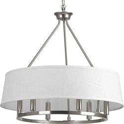 Progress Lighting P4618-09 Cherish Chandeliers, Nickel