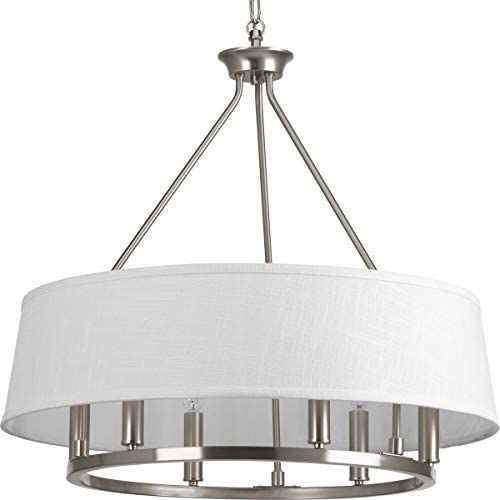Progress Lighting P4618-09 Cherish Chandeliers, Nickel