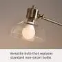 Ring A19 Smart LED Bulb, White (Ring Bridge required)