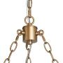 LALUZ 6-Lights Black Round Island Chandelier, 26'' Diameter Retro Rustic Pendant Lighting Lamp for Kitchen, Living Room, Corridor ( E26 Base, Max 60W )