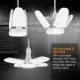 Gezee LED Garage Light, 60W E26 6500K 6000Lm Deformable Shop lamp with 4 Adjustable Panels, LED Ceiling Light for Garage, Warehouse, Workshop, Basement, Gym, Kitchen (1 PC) Gezee LED Garage Light, 60W E26 6500K 6000Lm Deformable Shop lamp with 4 Adjustable Panels, LED Ceiling Light for Garage, Warehouse, Workshop, Basement, Gym, Kitchen (1 PC)