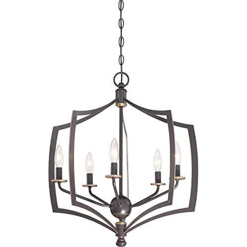 Minka Lavery Chandelier Pendant Lighting 4375-579, Middletown Dining Room, 5 Light, Bronze