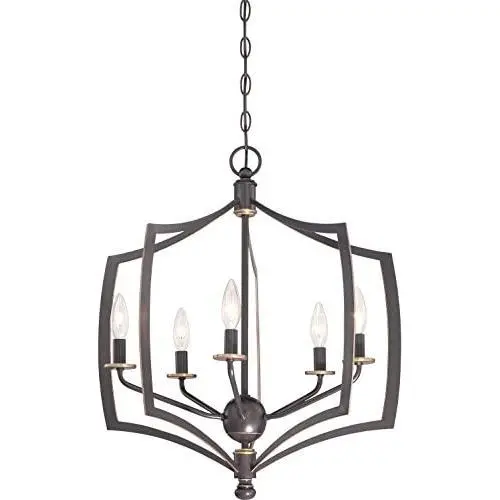 Minka Lavery Chandelier Pendant Lighting 4375-579, Middletown Dining Room, 5 Light, Bronze