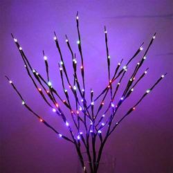 AMARS 2 Pack Decorative LED Lighted Branch Lights Battery Operated Colored Home Artificial Branches Decoration for Living Room, Vase, Bedroom, Room (29.5 Inches, 20 LEDs)