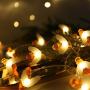 Honeybee Fairy String Lights, Merdeco Plug in String Lights 16ft 50 LED Warm White Lights for Party/Birthday/Wedding/Christmas Indoor Outdoor Decoration