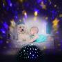 Foreita Baby Star Light Projector - Dimmable Combinations Chargeable Remote Control Star Light Rotating Projector Night Lights for Kids Baby Children