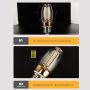 FYJK LED Energy-Saving Light Bulbs E14/E27 9W Warm Light, White Light for Dining Room Living Room Bedroom Chandelier 3 Pack,White Light,9W E14