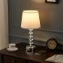 Touch Crystal Lamp for Bedroom with USB Ports, Kakanuo White USB Bedside Table Lamp Nightstand Lamp, 3 Way Dimmable Crystal Touch Lamp for Bedroom, Living Room and Office (LED Bulb Included) Touch Crystal Lamp for Bedroom with USB Ports, Kakanuo White USB Bedside Table Lamp Nightstand Lamp, 3 Way Dimmable Crystal Touch Lamp for Bedroom, Living Room and Office (LED Bulb Included)