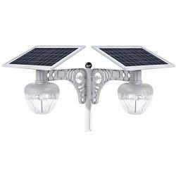 ECO-WORTHY Led Bright Outdoor Solar Flood Lights, 2 Pack Motion Sensor Solar Garage Yard Street Light with 13000mAh Batteries