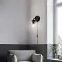 TeHenoo Plug in Wall Lamp with Seeded Glass,Retro Industrial Wall Sconce Light with on/Off Switch for Living Room,Bedroom,Bar,E26 Base TeHenoo Plug in Wall Lamp with Seeded Glass,Retro Industrial Wall Sconce Light with on/Off Switch for Living Room,Bedroom,Bar,E26 Base