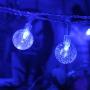 HUGSVIK 25.7FT 50 LED Battery Operated Blue String Lights, 8 Modes Globe Blue Lights for Room, Waterproof Blue Christmas Lights for Bedroom Kids Canopy Kids Tent Christmas Tree Decor Camping