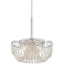 Arden Chrome Pendant Chandelier 18 1/2'' Wide Modern Clear K9 Crystal Strands 5-Light Fixture for Dining Room House Foyer Kitchen Island Entryway Bedroom - Vienna Full Spectrum