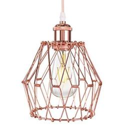 Xingoo Modern Pendant Lighting Industrial Hanging Light Fixture,Deformable Indoor Lighting Adjustable Ceiling Pendant Light for Kitchen Island Dining Room Bedroom Farmhouse Lighting,Rose Gold