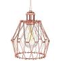 Xingoo Modern Pendant Lighting Industrial Hanging Light Fixture,Deformable Indoor Lighting Adjustable Ceiling Pendant Light for Kitchen Island Dining Room Bedroom Farmhouse Lighting,Rose Gold