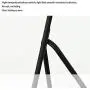 HAIXIANG Nordic Iron Living Room Tripod Floor Lamp Sofa Study Standing Lamp for Dining Room Bedside Rotatable Macarons Light Black HAIXIANG Nordic Iron Living Room Tripod Floor Lamp Sofa Study Standing Lamp for Dining Room Bedside Rotatable Macarons Light Black
