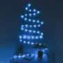 Hopolon Outdoor Rope String Lights, 4.5V Safety UL Plug Powered Waterproof Tube Light with 100 LED, 33 feet 8 Modes Copper Fairy Lights for Garden Fence Patio Yard Wedding Christmas Hall (Blue)