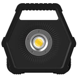 NextLED 1200 Lumens LED Work Light, Floodlight, Solid Cast Aluminum Housing, Battery Powered, 8 Hours Max Run Time, IP-54 Water Proof, Auto Repairing, Outdoor, Camping, Spotlights, Rotating Stand