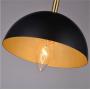 Modern Industrial Pendant Light, Metal Hanging Light with Dome Shade One Lights Simple Black Pendant Barn Light for Kitchen Dining Room Restaurant Cafe Lights Hemispherical Bowl Chandelier