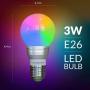 Kobra LED Color Changing Light Bulb with Remote Control - 16 Different Color Choices Smooth, Fade, Flash or Strobe Mode - Smart Remote Lightbulb - RGB & Multi Colored - Makes a Perfect Gift