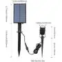 LED Landscape Solar Spotlights, T-SUN Waterproof Outdoor Solar Lights Auto ON/Off Solar Wall Lights for Garden, Driveway, Pathway, Pool Area(Warm White)
