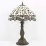 Tiffany Lamp Cream Stained Glass Crystal Bead Dragonfly Table Light W12H18 Inch S139 WERFACTORY Lamps Parent Friend Lover Living Room Bedroom Coffee Bar Study Office Desk Bedside Antique Craft Gifts