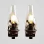 LightInTheBox Retro Rustic Nordic Glass Wall Lamp Bedroom Bedside Wall Sconce Vintage Industrial Wall Light Fixtures (2 pcs)