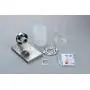 Wall Light 1 Light Bathroom Vanity Lighting with Dual Glass Shade in Brushed Nickel Indoor Modern Wall Mount Light Suitable for Bathroom & Living Room XiNBEi-Lighting XB-W1195-1-BN