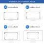 Nexlux Led Strip Lights, 9.8ft Black USB LED Strip Lights TV Backlight Kit 20 Colors TV Lights 5050 LEDs Bias Lighting with 44-Key IR Remote Controller for 46 inch~65 inch HDTV PC Monitor Home Theater