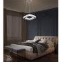Ganeed K9 Crystal Chandeliers,16W Modern LED Pendant Light Ceiling Light,Adjustable Height Pendant Chandelier,Hanging Light Fixture for Kitchen Island Living Dining Room Restaurant(Dia 11.8'')