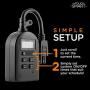 myTouchSmart Outdoor/Indoor Plug-in Digital Timer 2-Pack, 1 Grounded Outlet, Easy-to-Set, 2 Custom ON/OFF Times, Weather Resistant, Ideal for Seasonal Lighting, Small Pumps, LED, 46226