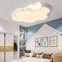 LITFAD Dimmable LED Ceiling Light Cartoon Cloud Design Ceiling Lamp Fixture in White for Girls Bedroom,Kids Room,Children Bedroom Study Room