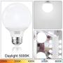 Vanity Light Bulb 5000K Daylight,G25 LED Globe Light Bulbs for Bathroom Vanity Mirror,Cotanic E26 Medium Base,5W 60W Incandescent Equivalent,500LM,Non-dimmable,4 Pack