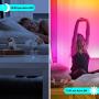 Smart Led Strip Lights WiFi 50ft,2 Rolls of 25ft,Dalattin Compatible with Alexa Led Lights Music Sync 5050 16 Million Colors Changing Phone App and 24 Key Remote for Rome,Kitchen