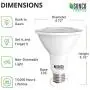 Sunco Lighting PAR38 LED Bulb with Dusk-to-Dawn Photocell Sensor, 15W=120W, 5000K Daylight, 1250 LM, Auto On/Off, Security Spot Light Indoor/Outdoor - UL