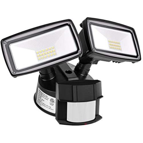 LED Security Light 3000LM, 28W Outdoor Motion Sensor Light, 5500K, IP65 Waterproof, Adjustable Head Flood Light for Entryways, Stairs, Yard and Garage LED Security Light 3000LM, 28W Outdoor Motion Sensor Light, 5500K, IP65 Waterproof, Adjustable Head Flood Light for Entryways, Stairs, Yard and Garage
