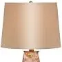 Kylie Cottage Table Lamps Set of 2 Mother of Pearl Tile Vase Beige Drum Shade for Living Room Family Bedroom Bedside Office - Regency Hill