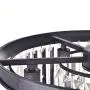 Harbin-Star 4-Tier Crystal Ceiling Lights, 60CM Modern Contemporary 9 Lights Chandeliers Pendant Light Hanging Lamp for Dining Room Living Room Bedroom USA Stock (Chrome)