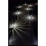 Enchanted Spaces Black Solar Path Light, Set of 6, with Glass Lens, Metal Ground Stake, and Extra-Bright LED for Lawn, Patio, Yard, Walkway, Driveway