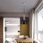 Double Tootoo Star Industrial Vintage Ancient Retro Pendant Lights Set of 2, Medium Size Chandelier for Kitchen Island Bars Dining Bedroom Living Study Room, Metal Element Design Lamps, Black/Silver