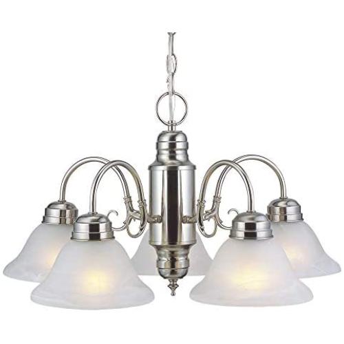 Design House 511535 Millbridge 5 Light Chandelier, Satin Nickel