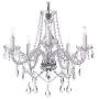 Saint Mossi Modern Contemporary Elegant K9 Crystal Glass Chandelier Pendant Ceiling Lighting Fixture - 5 Lights