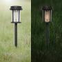 UNNYLLY Solar Pathway Lights Landscape Lights Outdoor Bright Warm Yellow Solar Powered LED Garden Lights for Lawn, Patio, Yard,8Pack