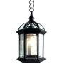 eTopLighting Contemporary Collection Exterior Outdoor Pendant Hanging Lantern with Beveled Clear Glass APL1023