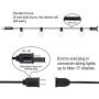 Outdoor Lights Patio 25FT, String LED Lights Waterproof with 25+1pcs Spare G40 Balcony Lights Bulbs Shatterproof for Backyard Porch Wedding Cafe, Hanging Lights for Birthday BBQ Party