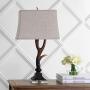 JONATHAN Y JYL6306A Antler 29.5'' Rustic Resin/Crystal LED Lamp Traditional for Bedroom, Living Room, Office, College Dorm, Coffee Table, Bookcase, Brown