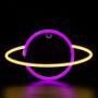 Neon Signs Lights for Wall Decor, USB or Battery Decorative Pink/Yellow Neon Sign LED Night Light for Bedroom, Valentines Day, Christmas, Living Room, Kids Room